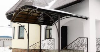 Навесы из металла над крыльцом Черемхово, цена от 1881 руб.