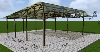 Проектирование навеса Черемхово, цена от 2390 руб.